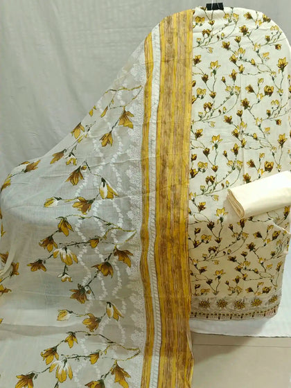 Cotton Unstitched Dress Material By ASC