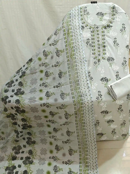 Cotton Unstitched Dress Material By ASC