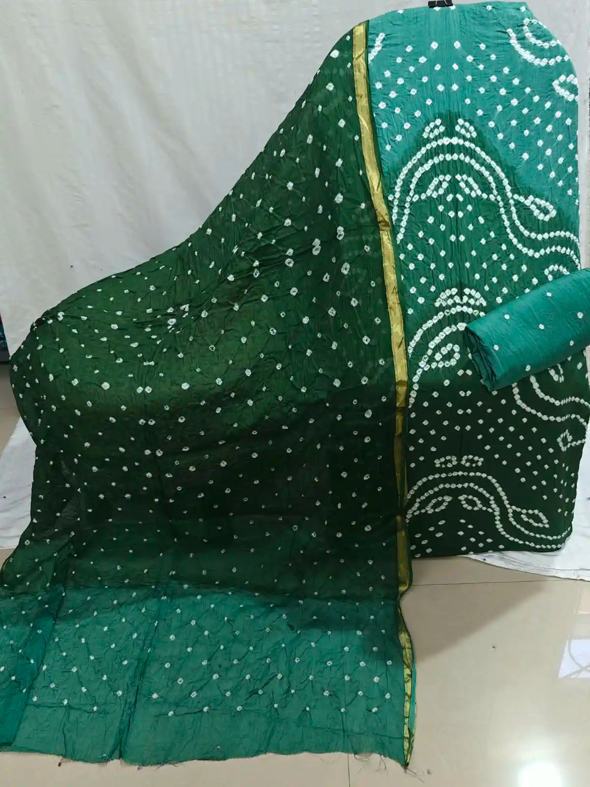 Premium Cotton Bandhani Unstitched Suit Material - ASC Fashion Store