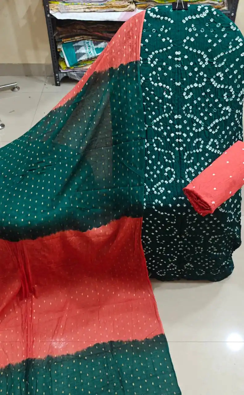 Ethnic Bandhani Unstitched Fabric By ASC