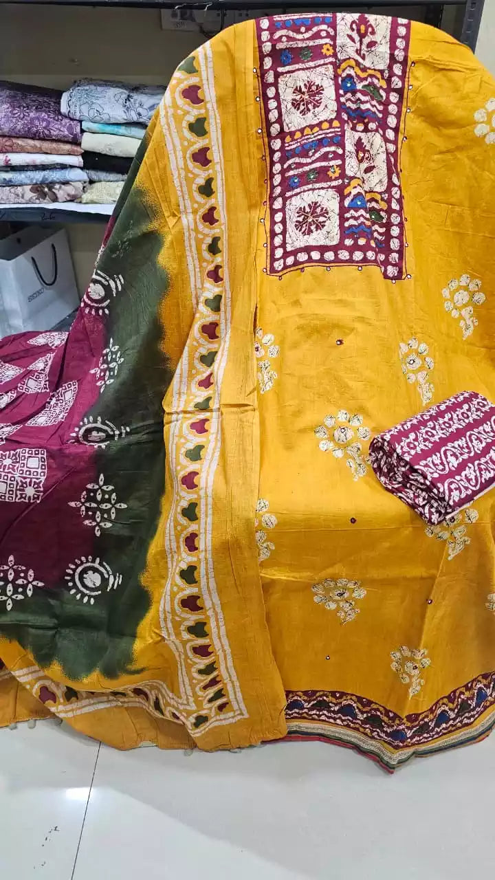 UNSTITCHED MULTI BATIC MATERIAL