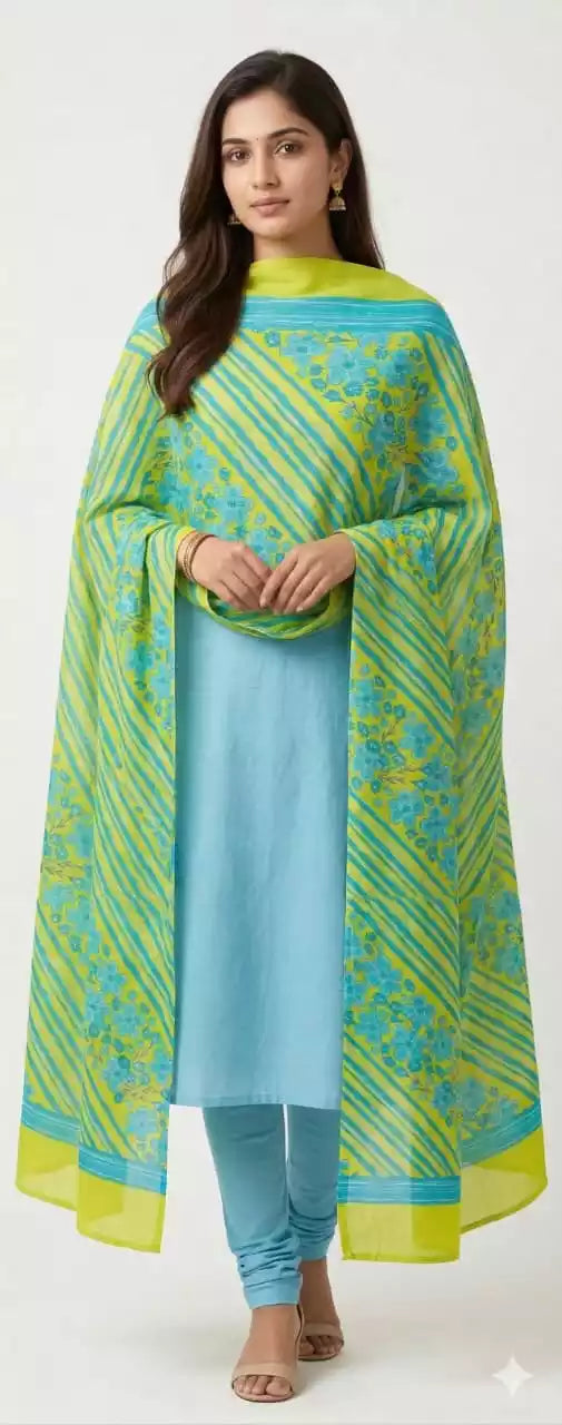 Mal Soft Cotton Namaazi Printed Dupatta