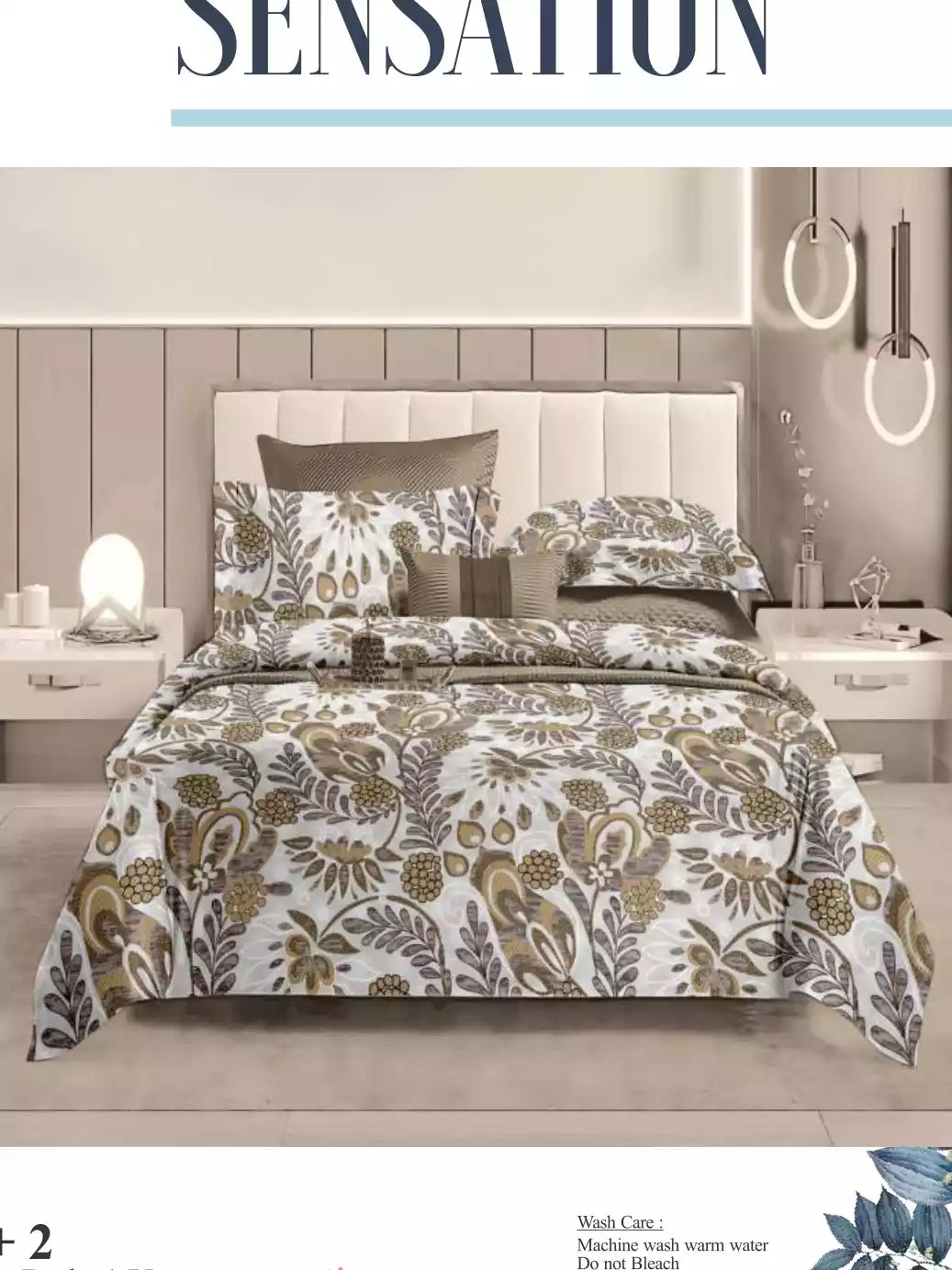 Queen Size Cotton Bedsheet (7x8 ft)