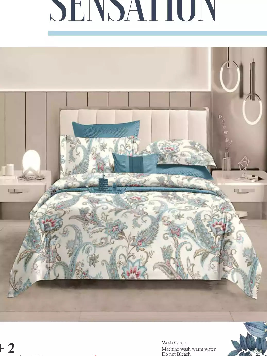 Queen Size Cotton Bedsheet (7x8 ft)