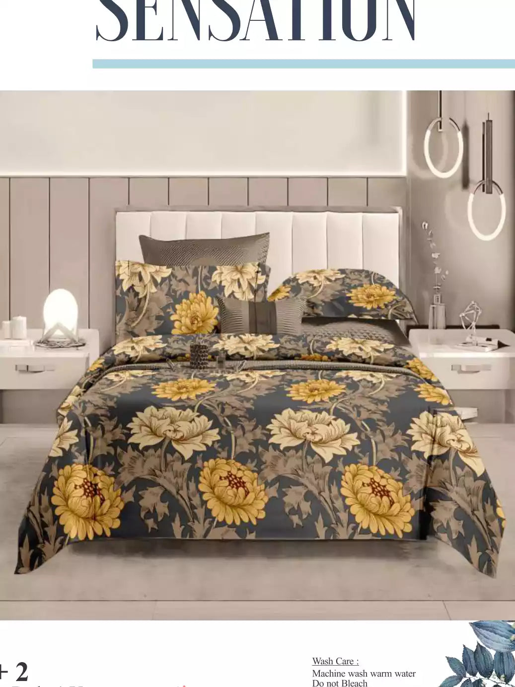 Queen Size Cotton Bedsheet (7x8 ft)