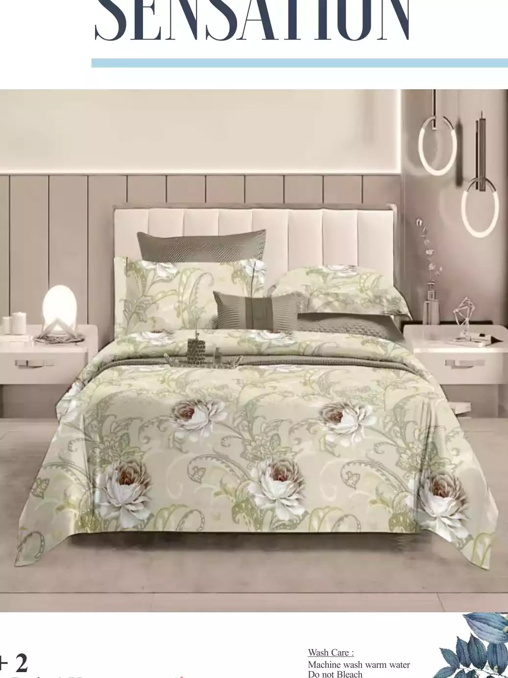 Queen Size Cotton Bedsheet (7x8 ft)