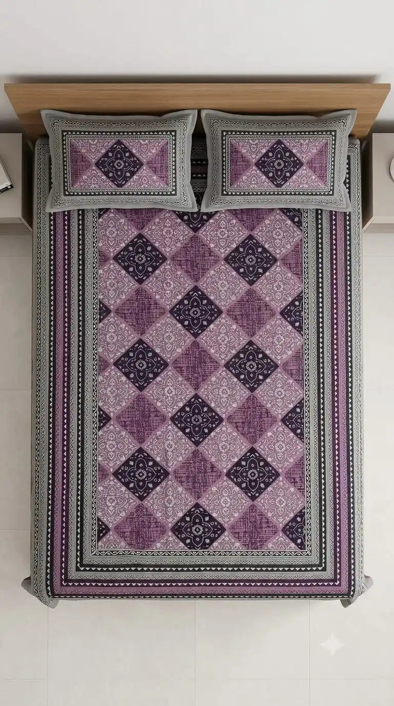 JAIPURI DOUBLE BEDSHEET (7x8 ft)