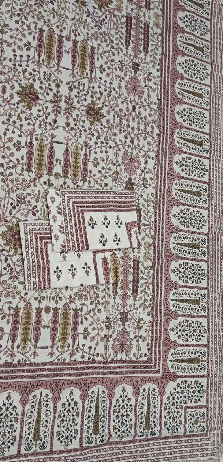 JAIPURI DOUBLE BEDSHEET (7x8 ft)