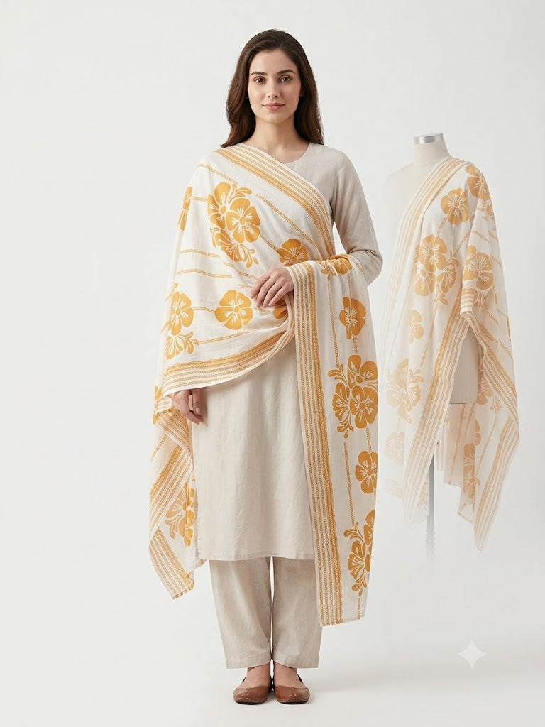 Mal Soft Cotton Namaazi Printed Dupatta