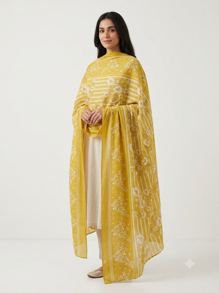 Mal Soft Cotton Namaazi Printed Dupatta