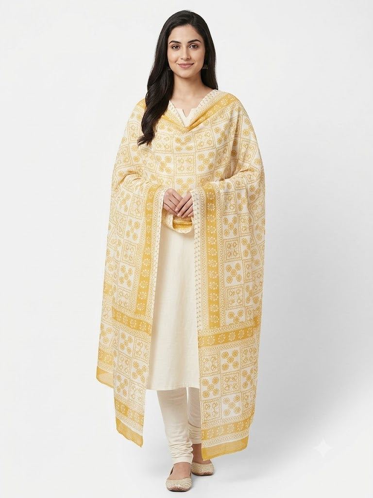 Mal Soft Cotton Namaazi Printed Dupatta