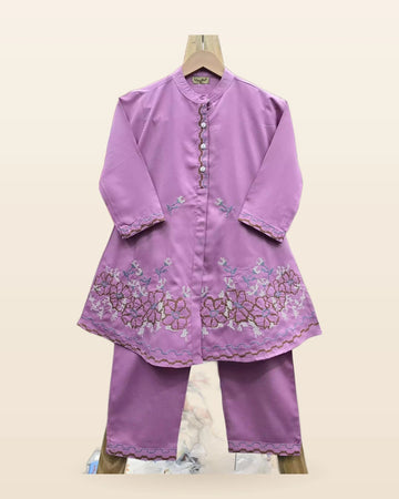 Girls soft Rayon cotton premium Quality Cross Stitched Embroidery Cord sets