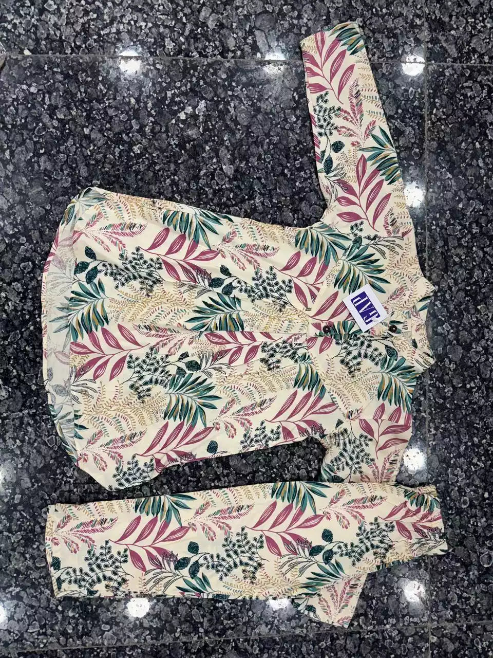 GIRLS KIDS WEAR RAYON SUMMER FRIENDLY TRENDY STYLE PRINTED CORD-SETS