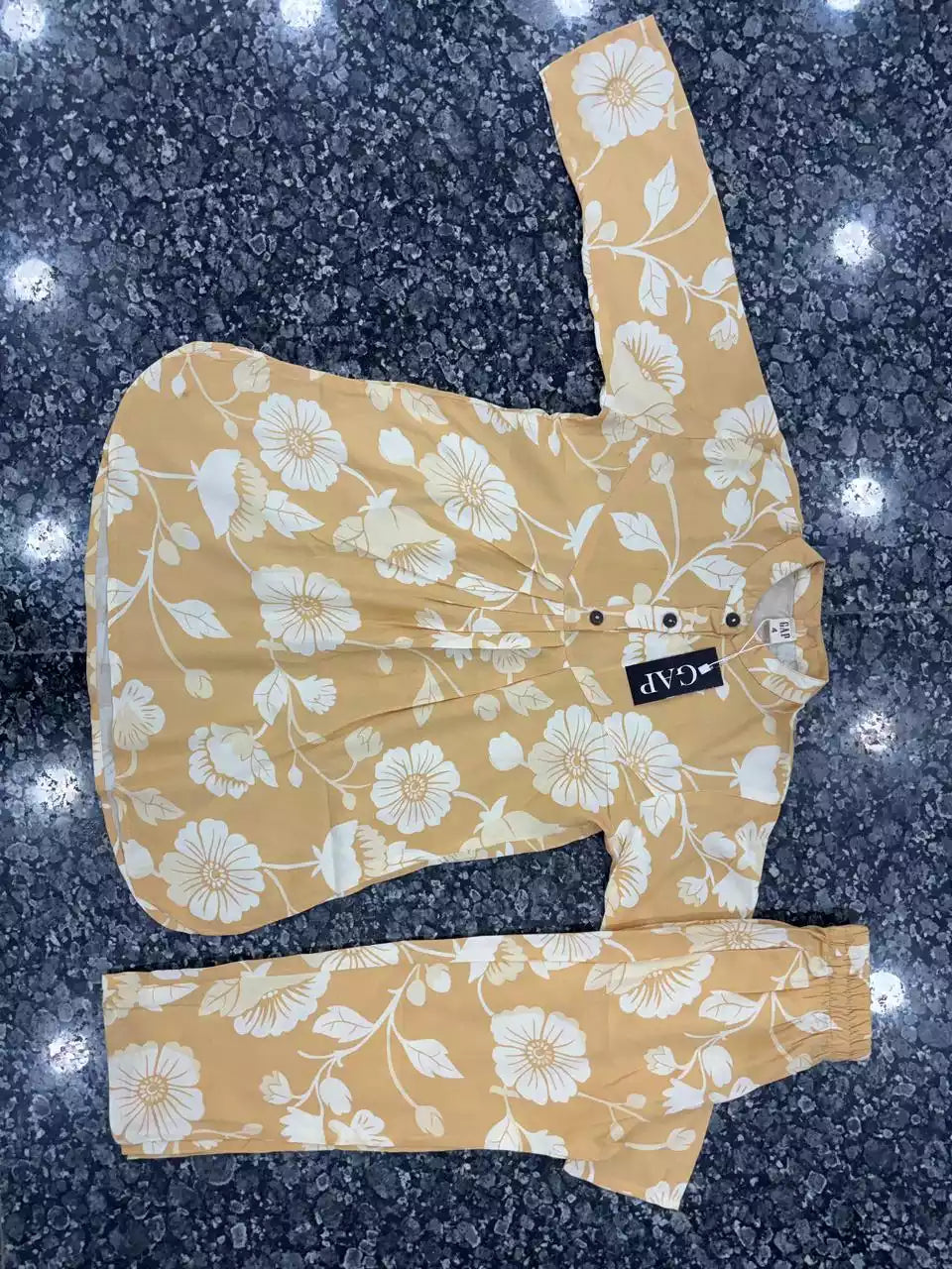GIRLS KIDS WEAR RAYON SUMMER FRIENDLY TRENDY STYLE PRINTED CORD-SETS
