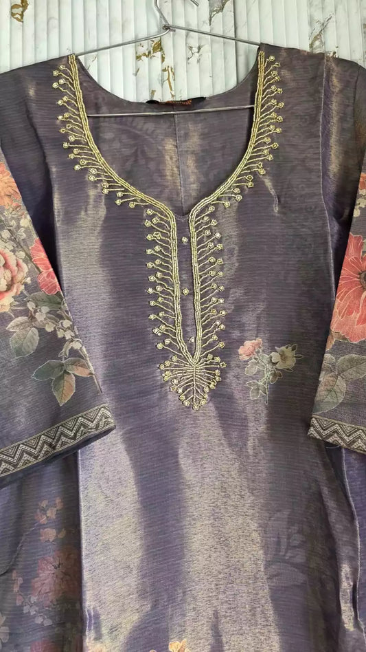 JIMMY CHOO READYMADE DESIGNER PAKISTANI STYLE EMBRIODERED SUIT