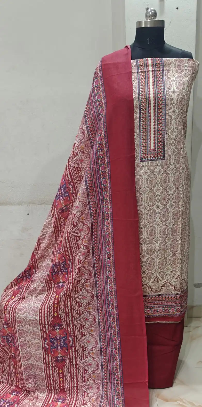 LAWN SOFT COTTON KARACHI PRINTS UNSTITCHED SUIT