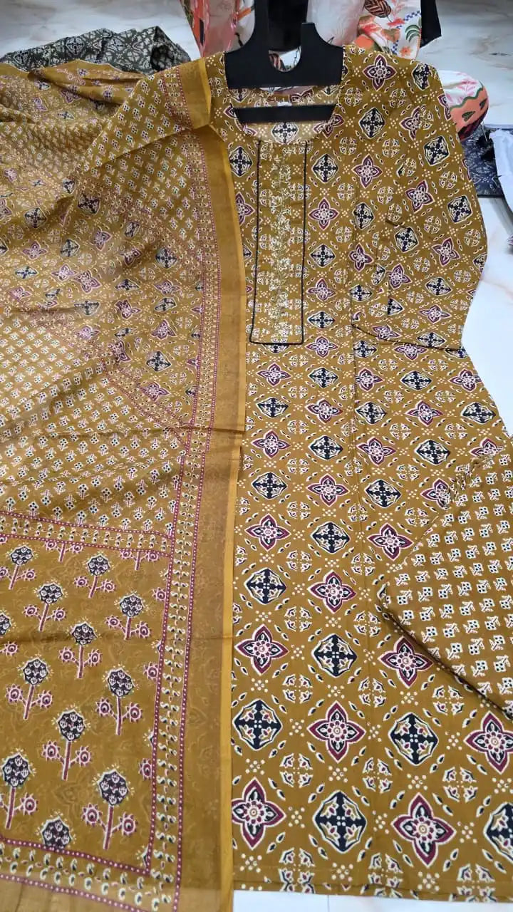 Premium Jaipuri Readymade cotton suit