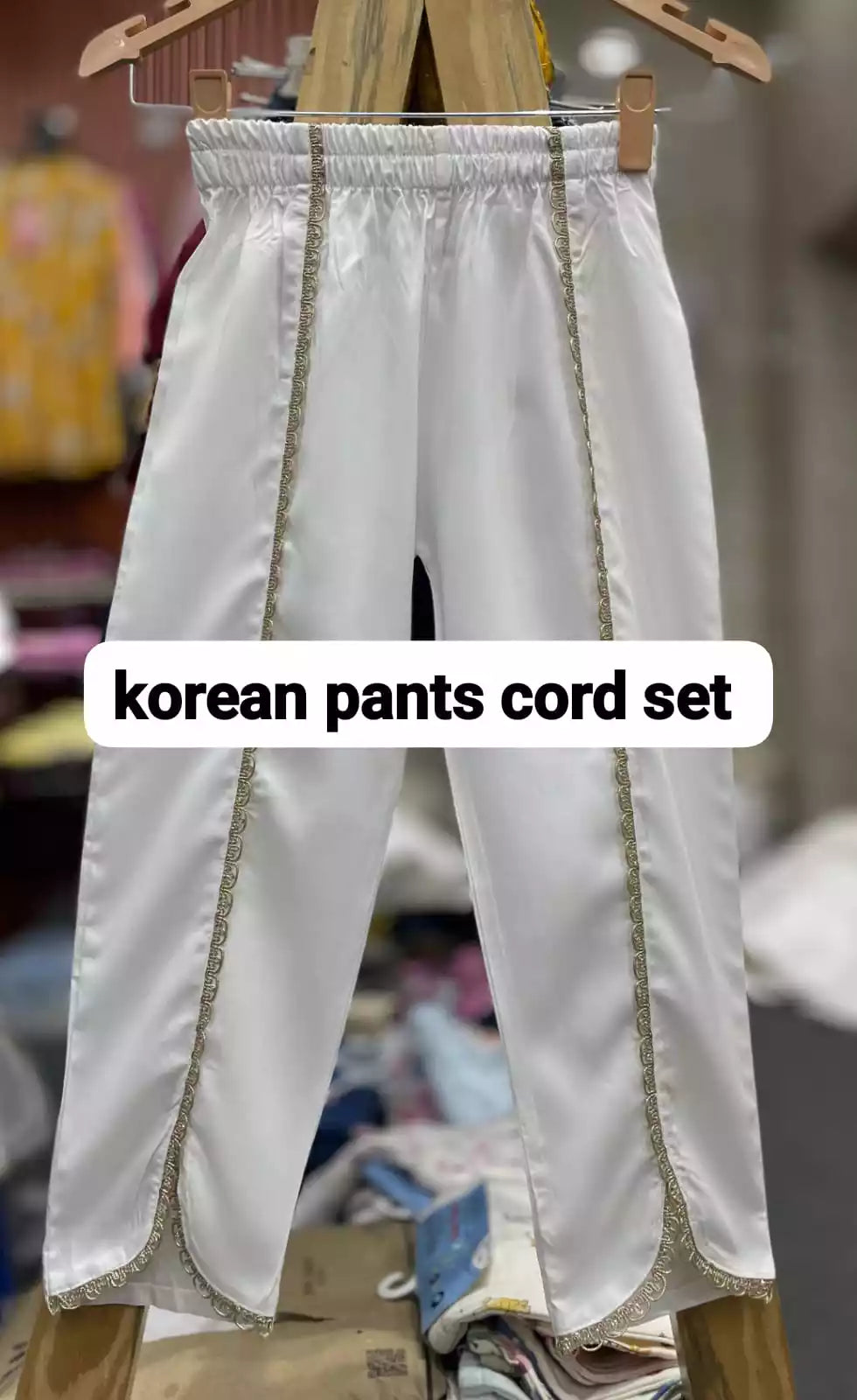 Girls Rayon embroidered cord sets with heavy embroidered kurta rayon korean pants