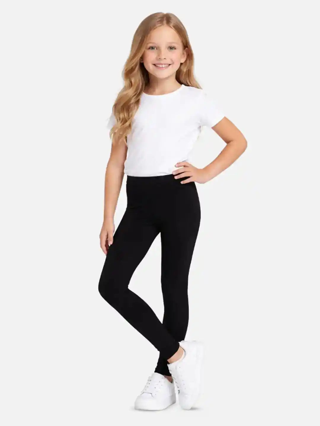 Stretchable Cotton Kids Daily Leggings