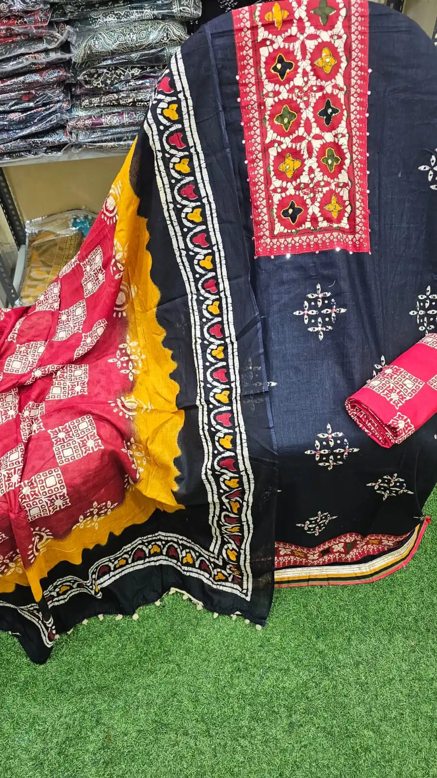 UNSTITCHED MULTI BATIC MATERIAL