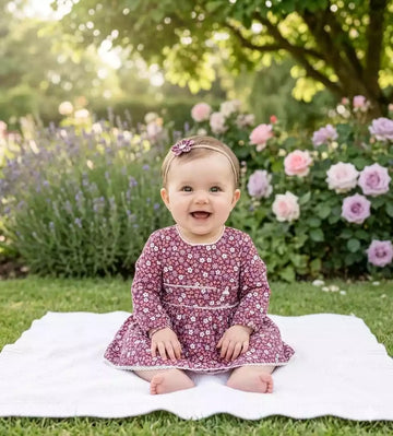Newborn Baby Elegant Cotton Frock by ASC