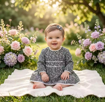 Newborn Baby Graceful Cotton Frock by ASC