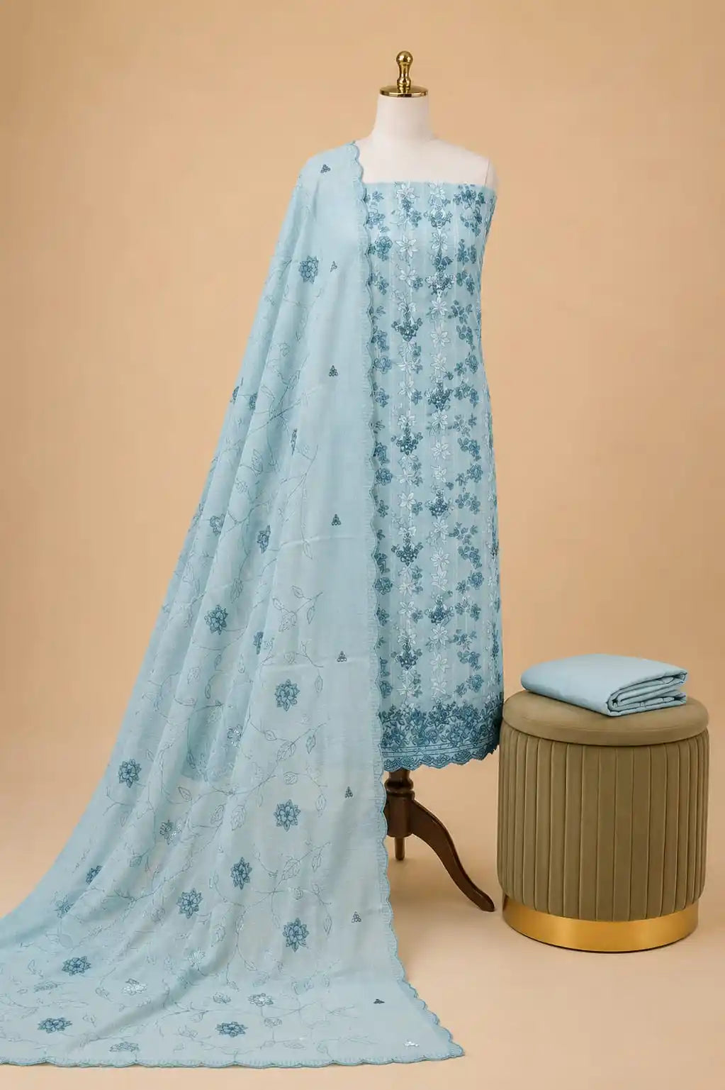 Designer Pakistani Cotton Dress Material By ASC