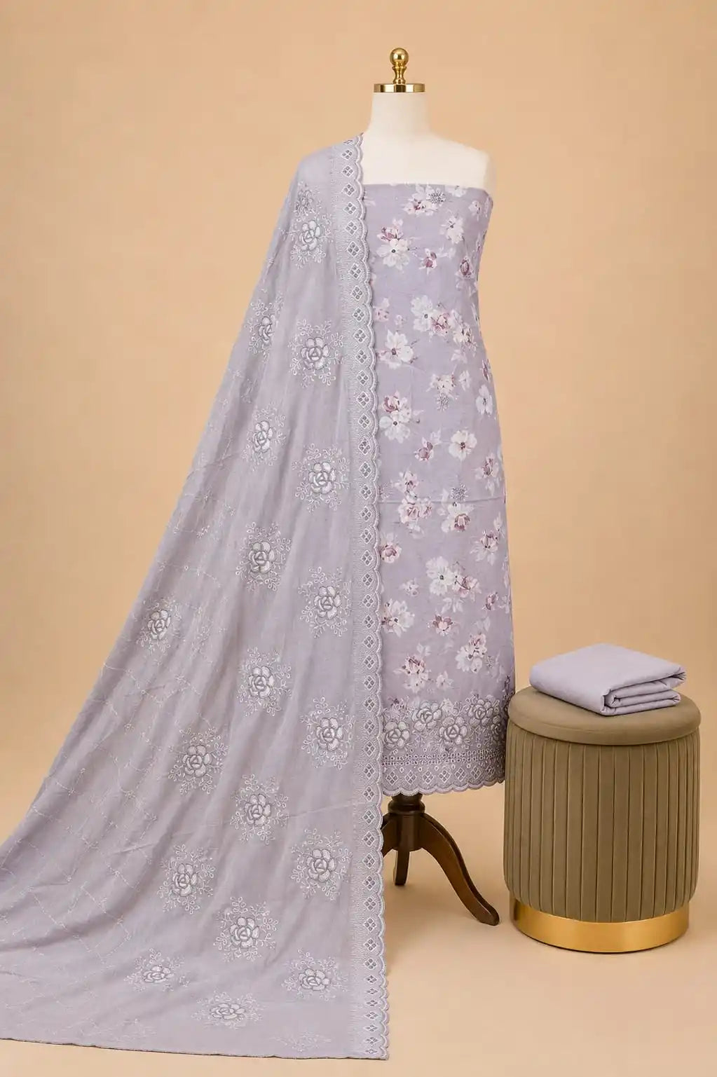 Designer Pakistani Cotton Dress Material By ASC