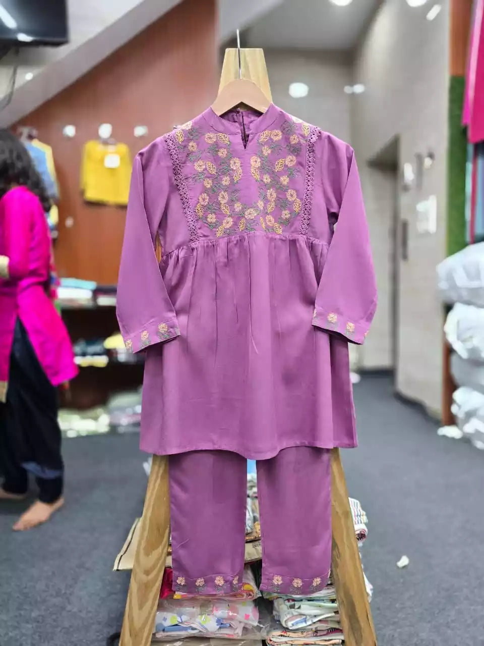 Girls Rayon Tunic Cord Set ✨