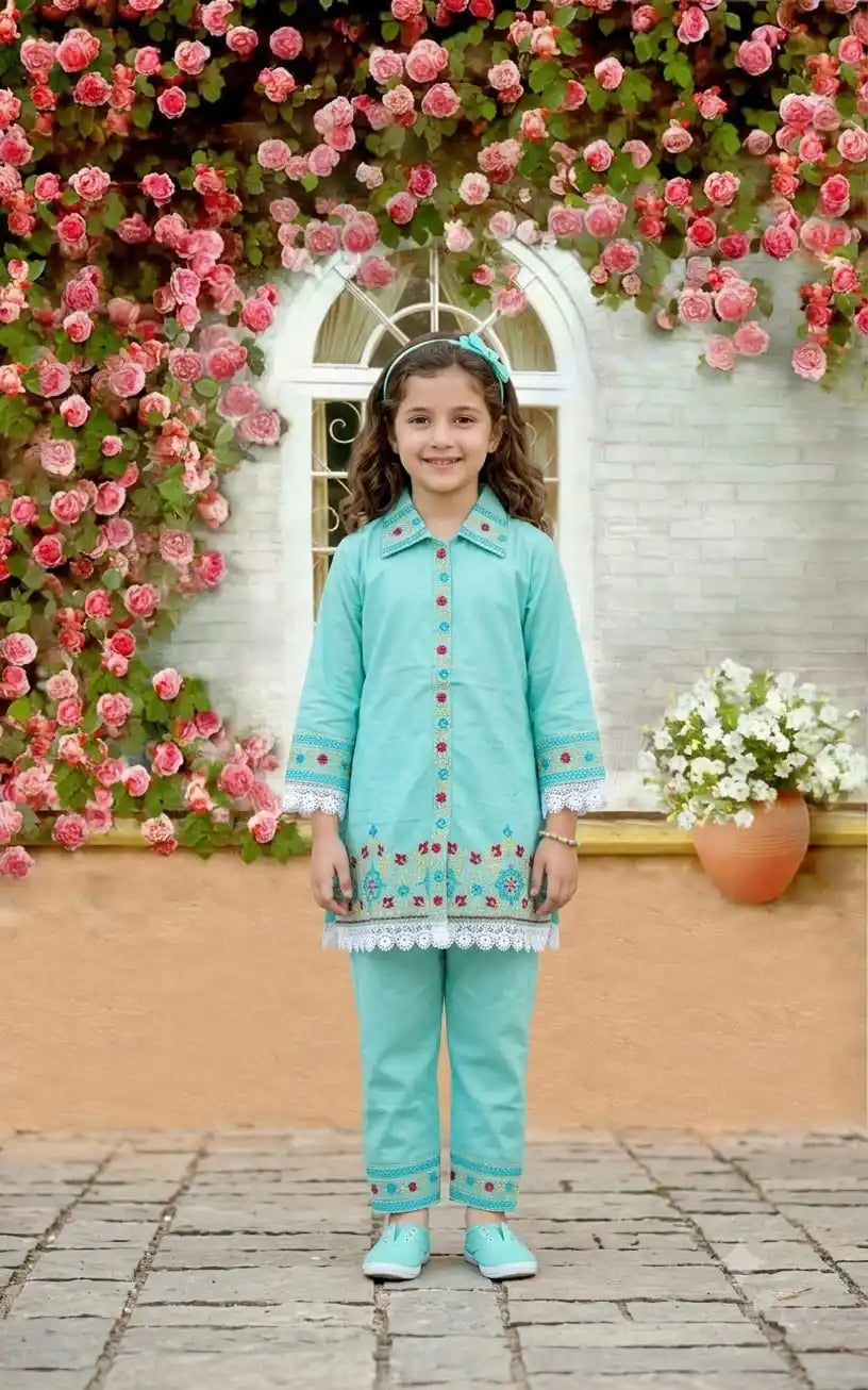 GIRLS PREMIUM RAYON EMBROIDERED COLLECTION ✨