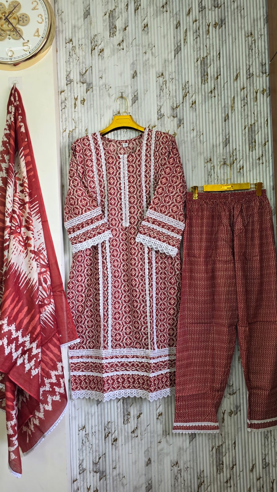 Jaipuri KARACHI Readymade Cotton Suit With Comfortable pant & Cotton Dupatta