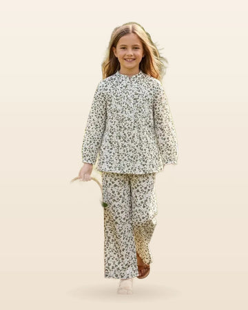 Kids Geometric Print Daily Wear Rayon Co-ord Set by ASC
