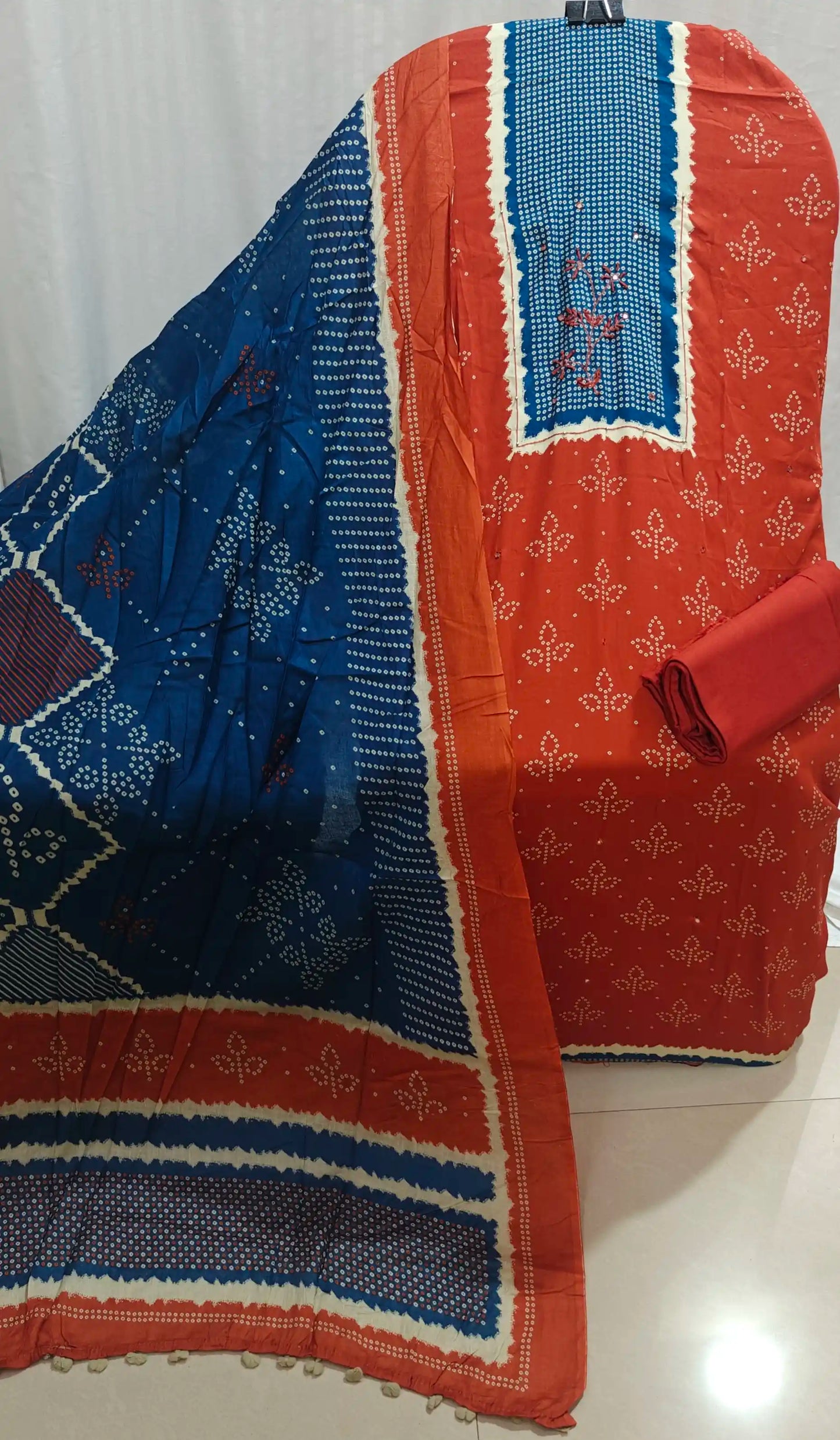 Printed Ethnic Rayon Unstitched Suit By ASC