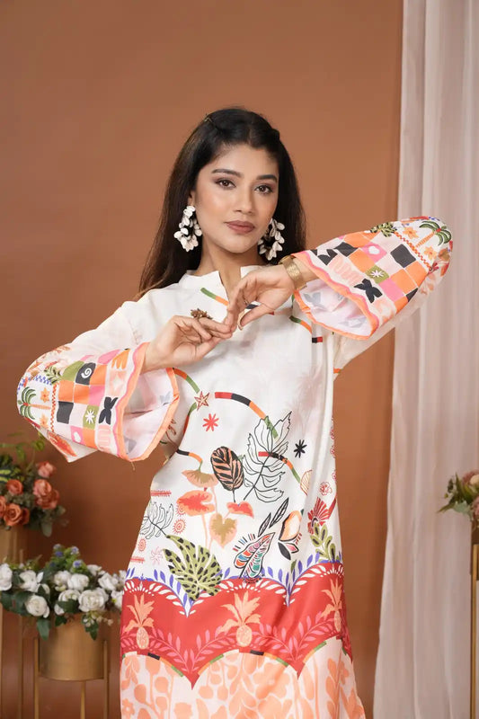 Readymade Turkish Cord Set Without Dupatta