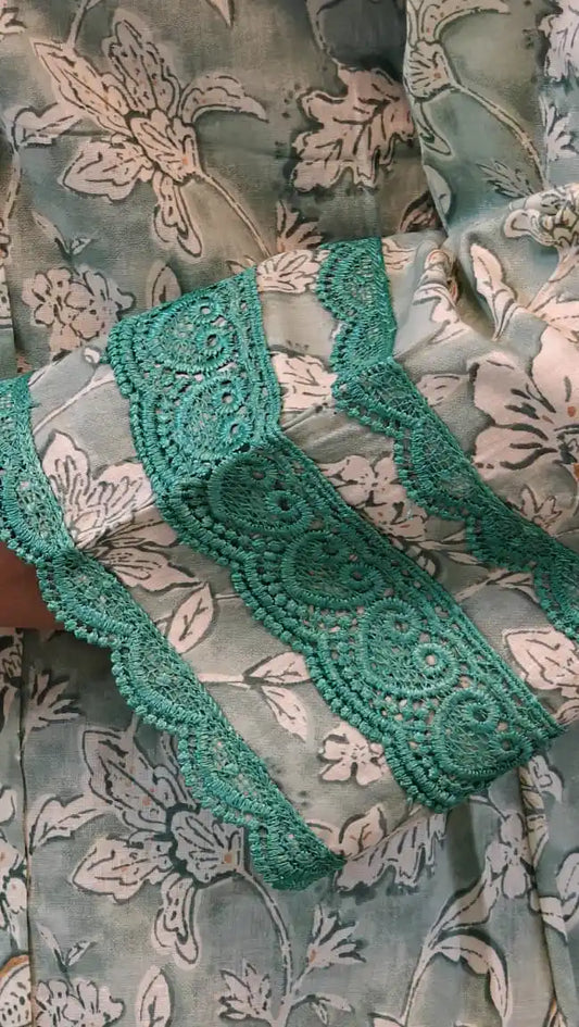 Green Colour Premium Karachi Straight Cut