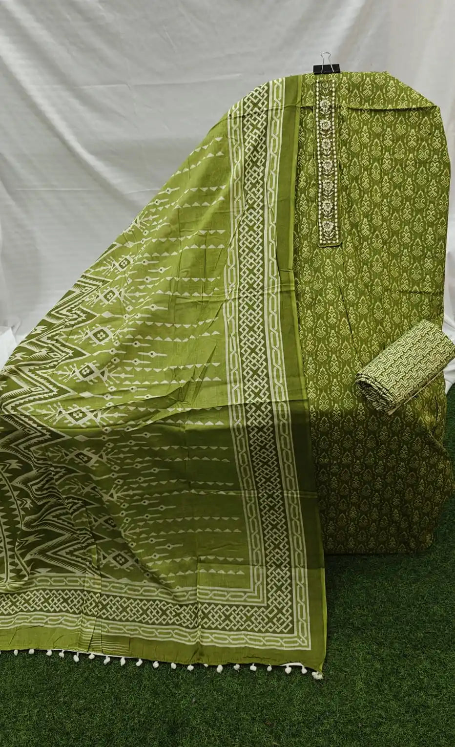 Pure Original Hand Block Jaipuri Unstitched Cotton Material