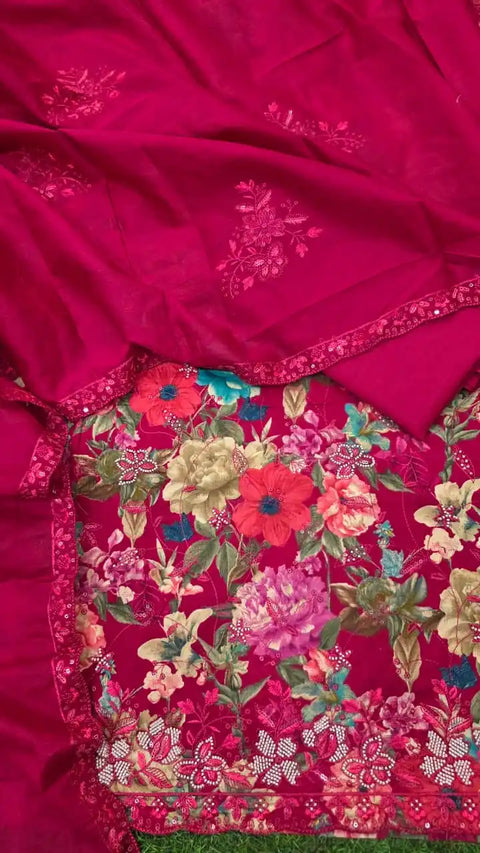 Cotton Designer Suit Material
