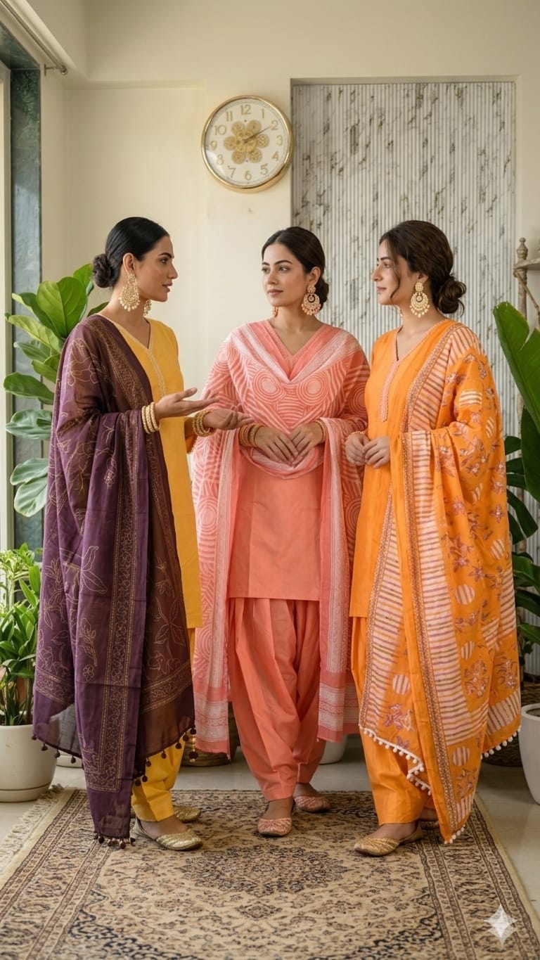 JUST IN Trending Farshi Salwar in Cotton Readymades