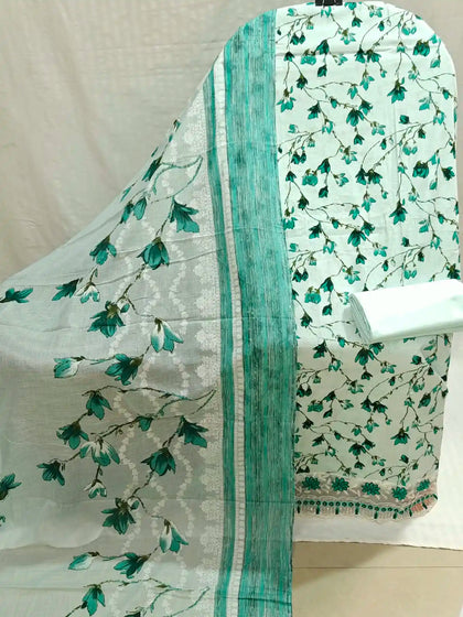 Cotton Unstitched Dress Material By ASC