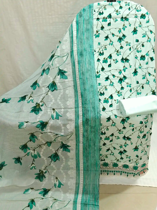 Cotton Unstitched Dress Material By ASC