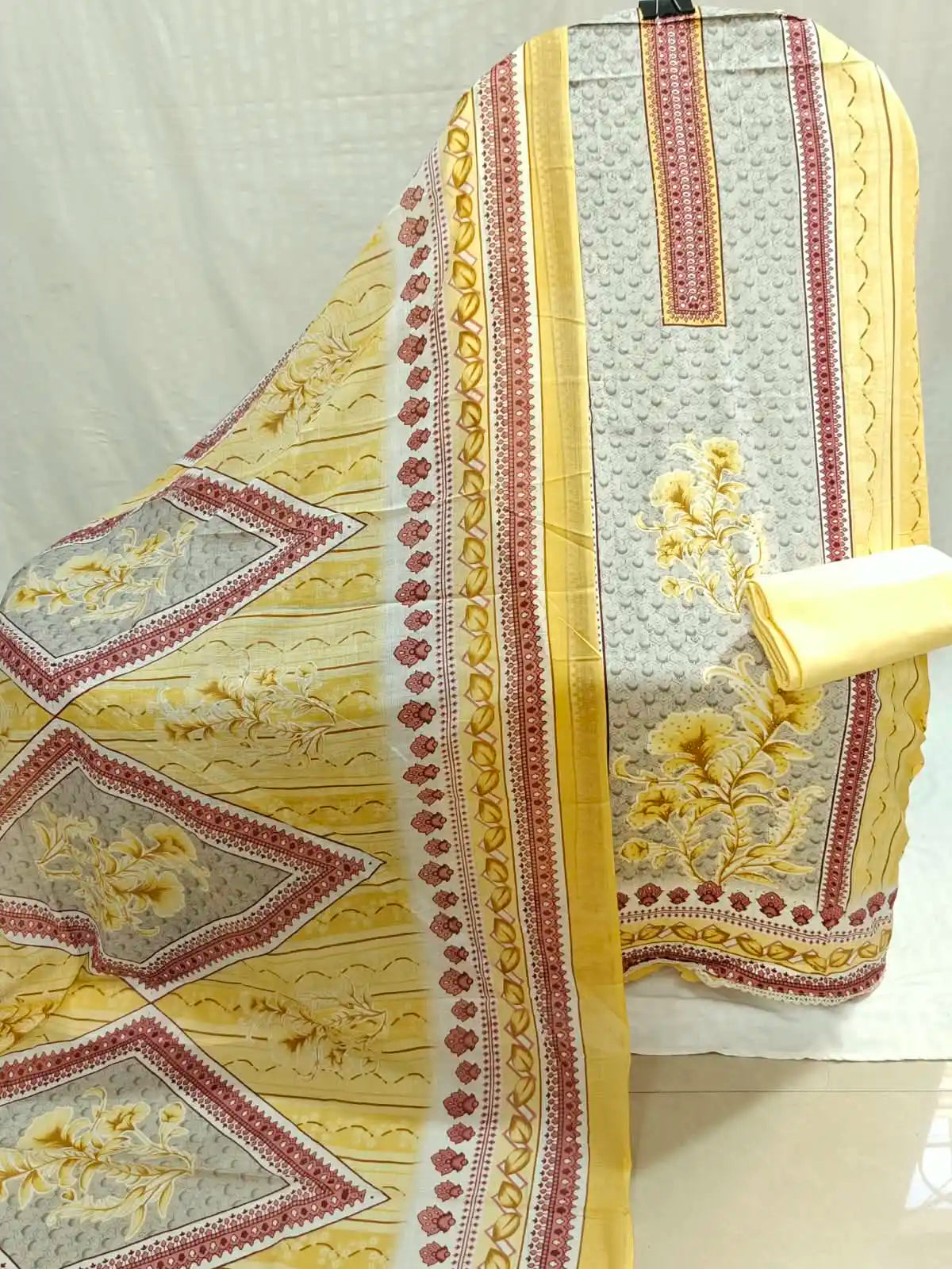 Cotton Unstitched Dress Material By ASC