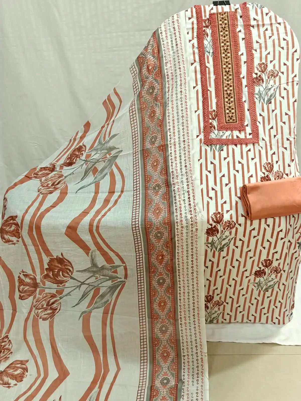 Cotton Unstitched Dress Material By ASC