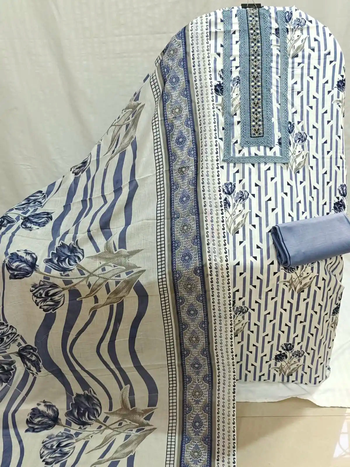 Cotton Unstitched Dress Material By ASC