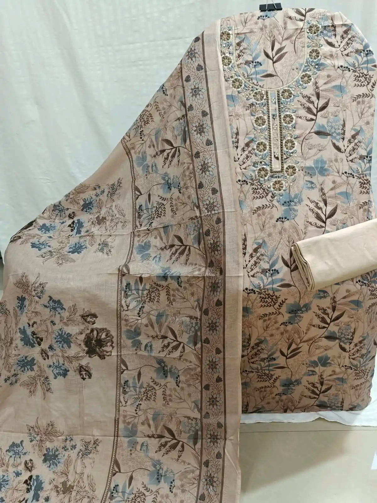 Cotton Unstitched Dress Material By ASC