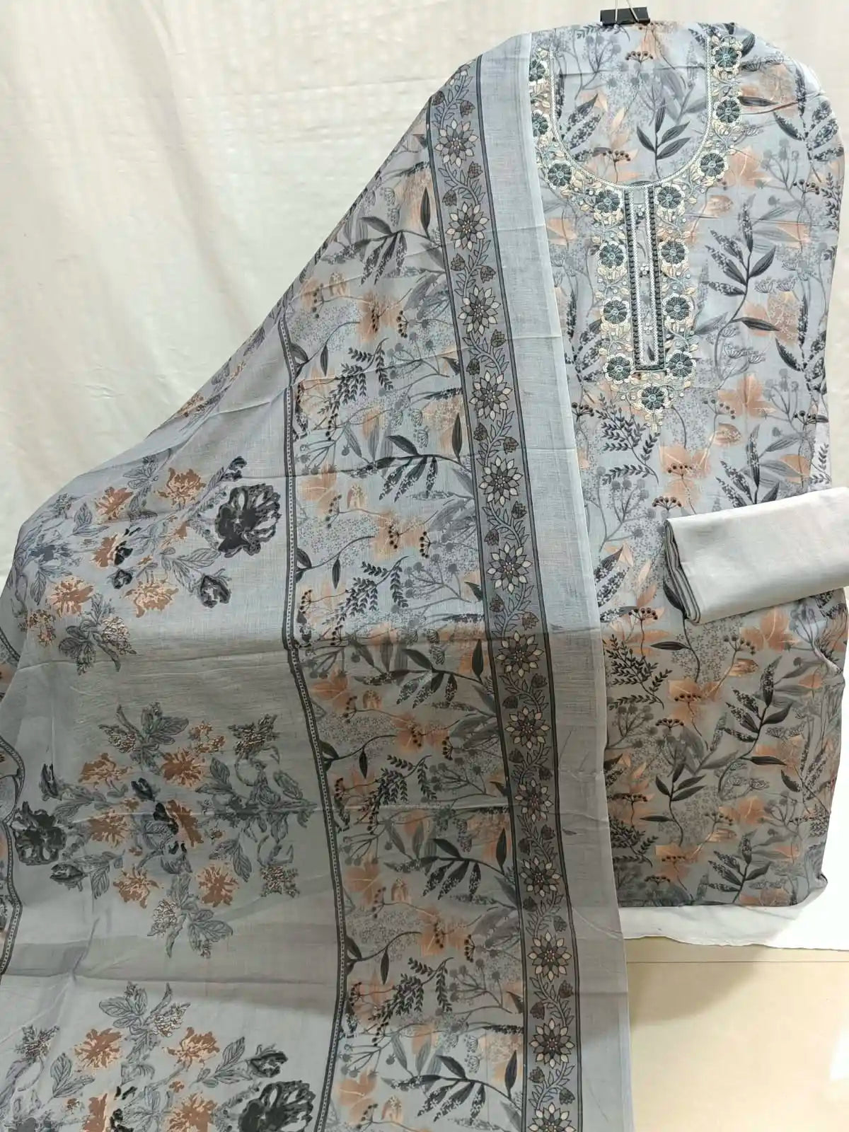 Cotton Unstitched Dress Material By ASC
