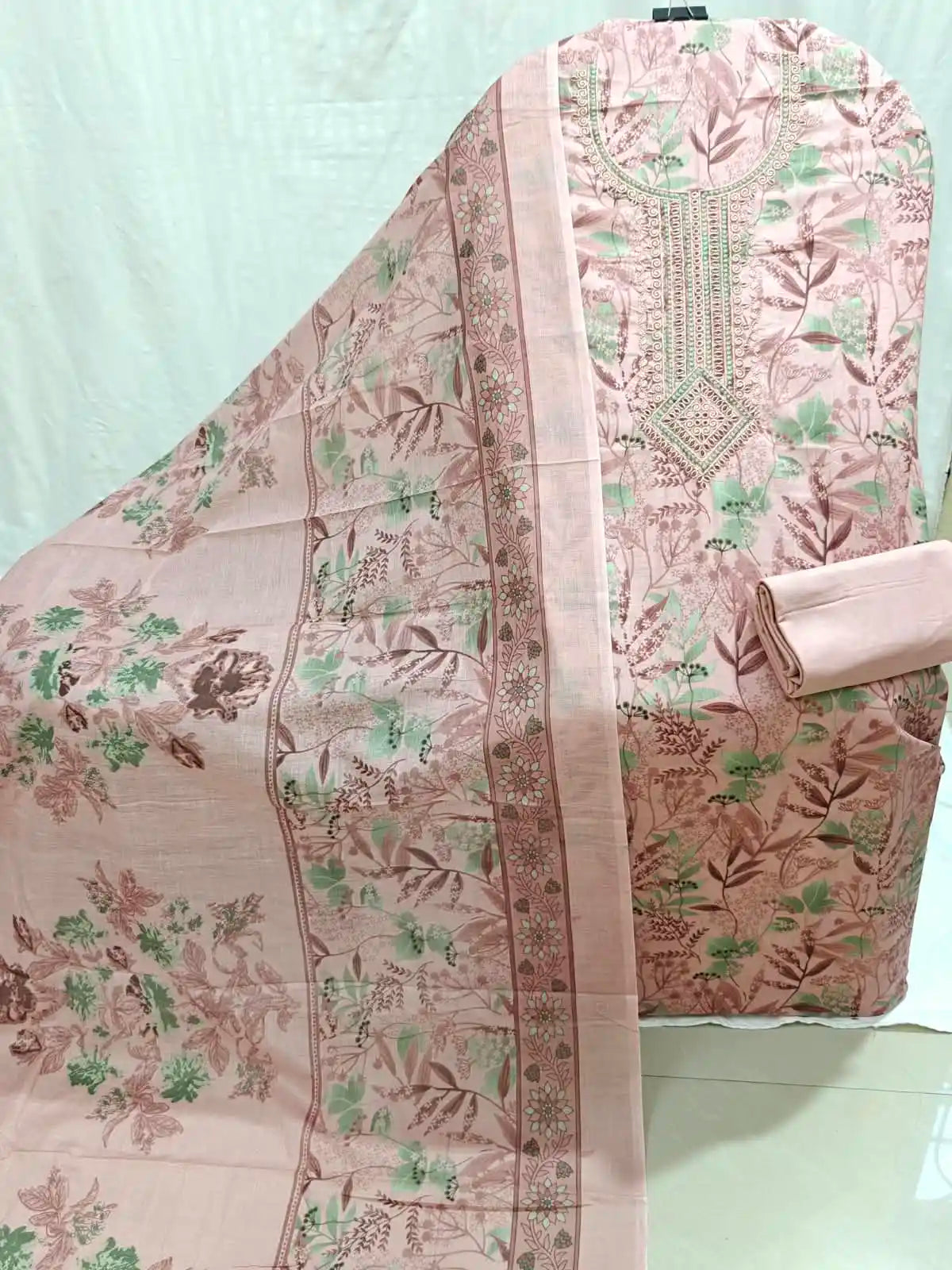 Cotton Unstitched Dress Material By ASC