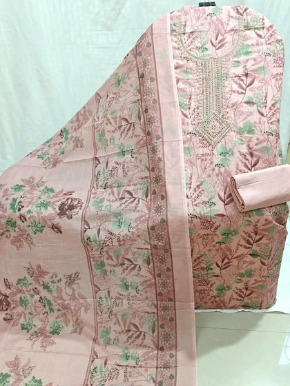 Cotton Unstitched Dress Material By ASC