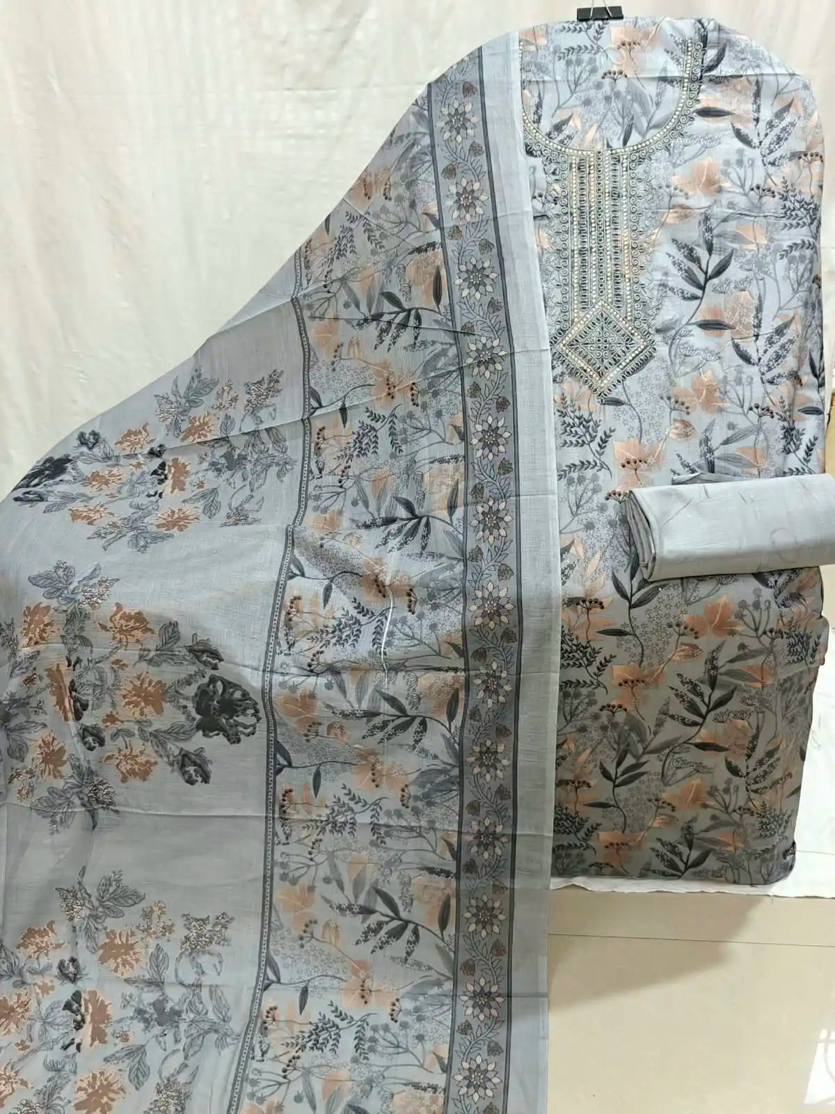 Cotton Unstitched Dress Material By ASC