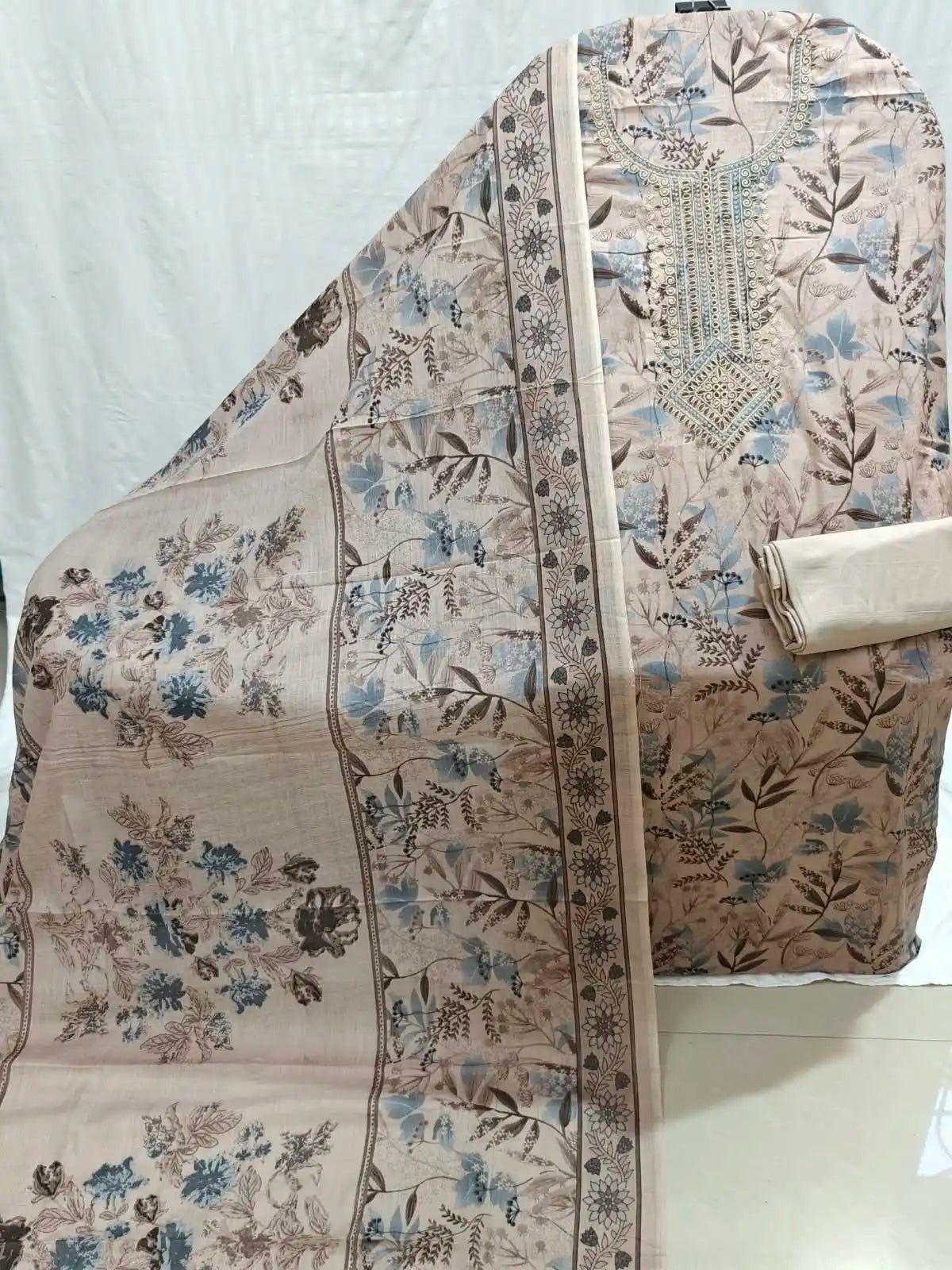 Cotton Unstitched Dress Material By ASC