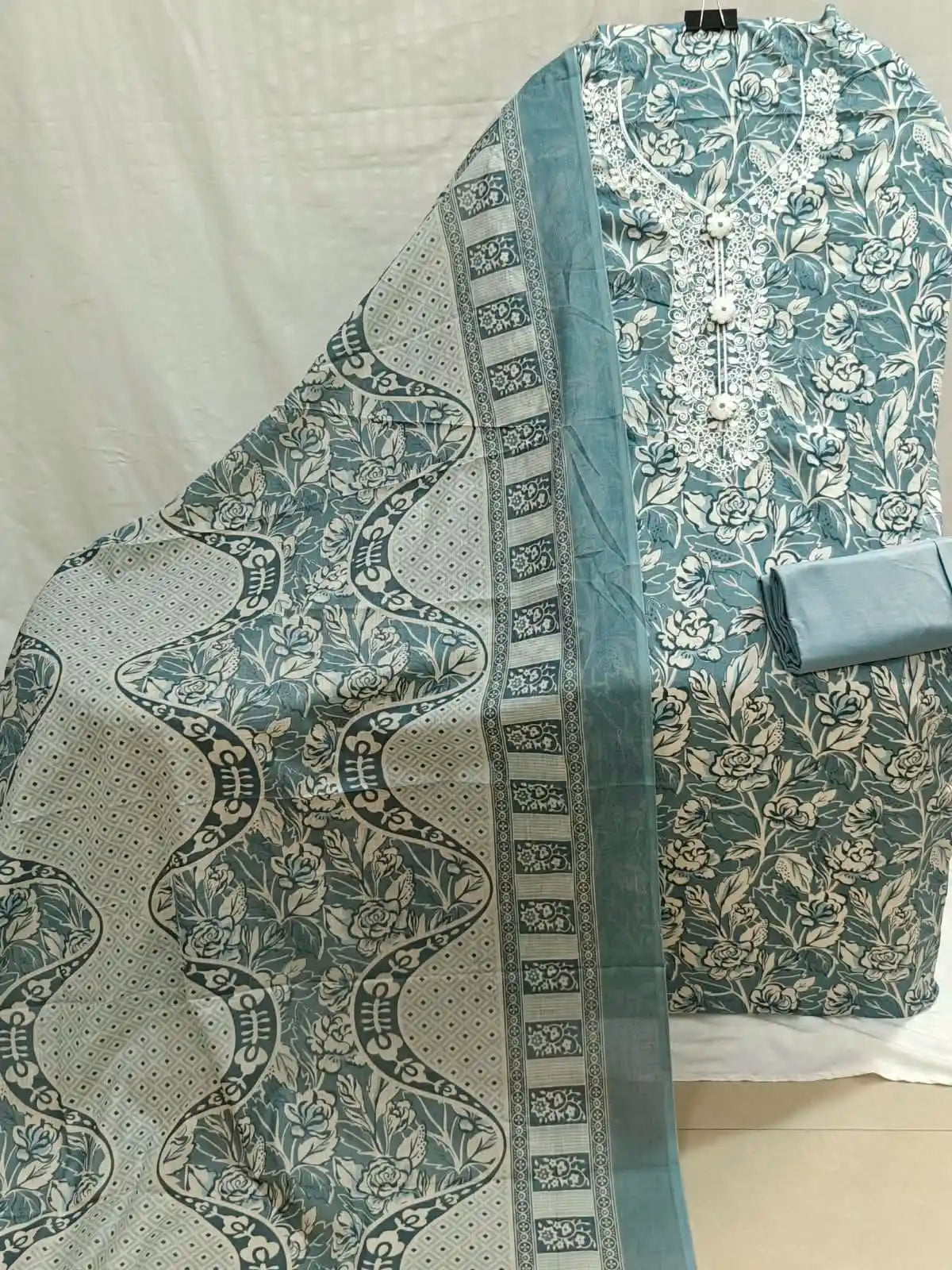 Cotton Unstitched Dress Material By ASC